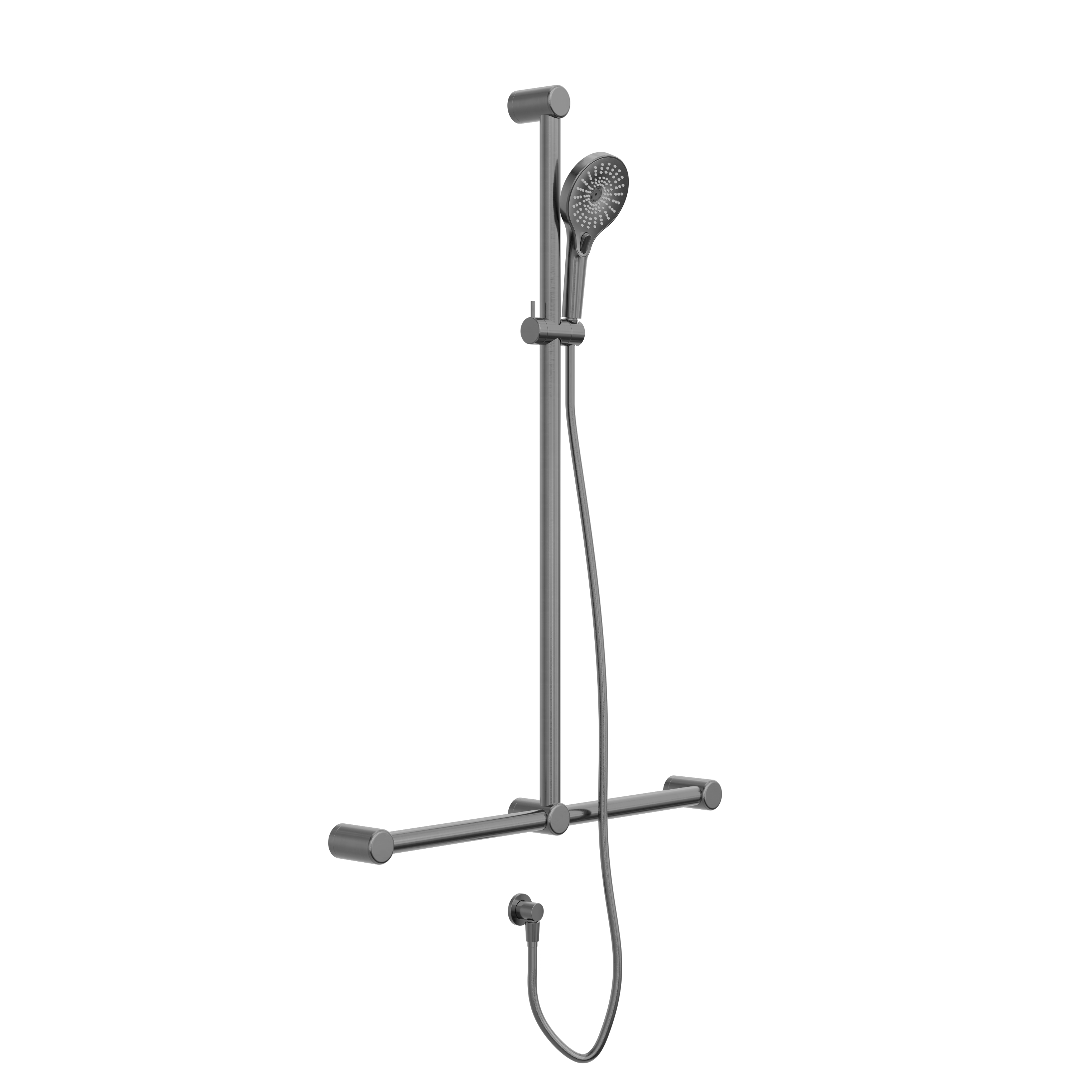 Mecca Care 32mm T Bar Grab Rail And Adjustable Shower Set