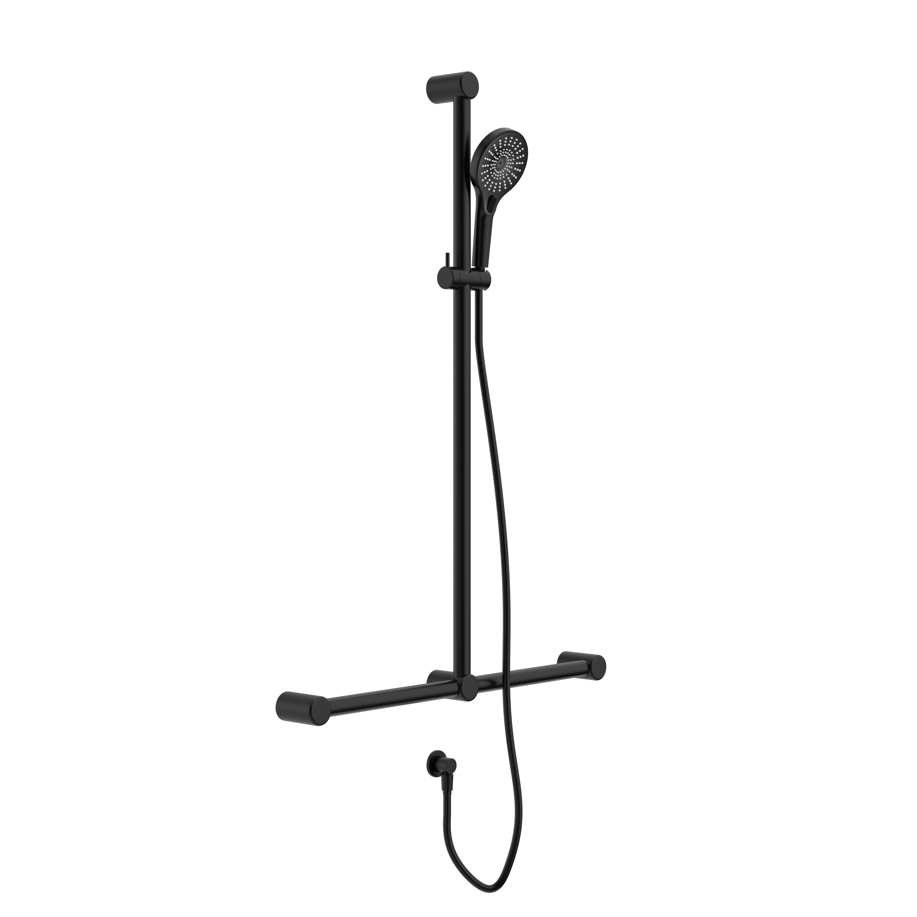 Mecca Care 32mm T Bar Grab Rail And Adjustable Shower Set
