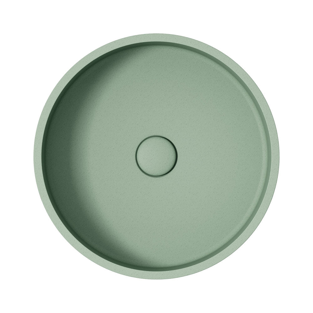JADA Concrete Round Basin Above Counter 390x 120mm
