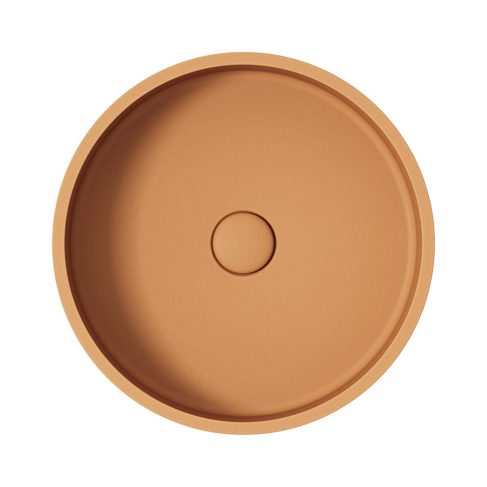 JADA Concrete Round Basin Above Counter 390x 120mm