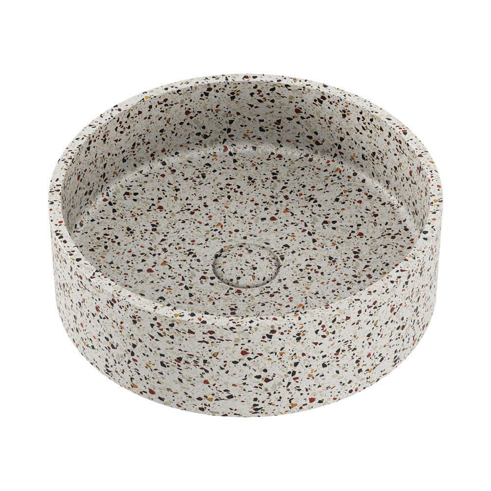 JADA Concrete Round Basin Above Counter 390x 120mm