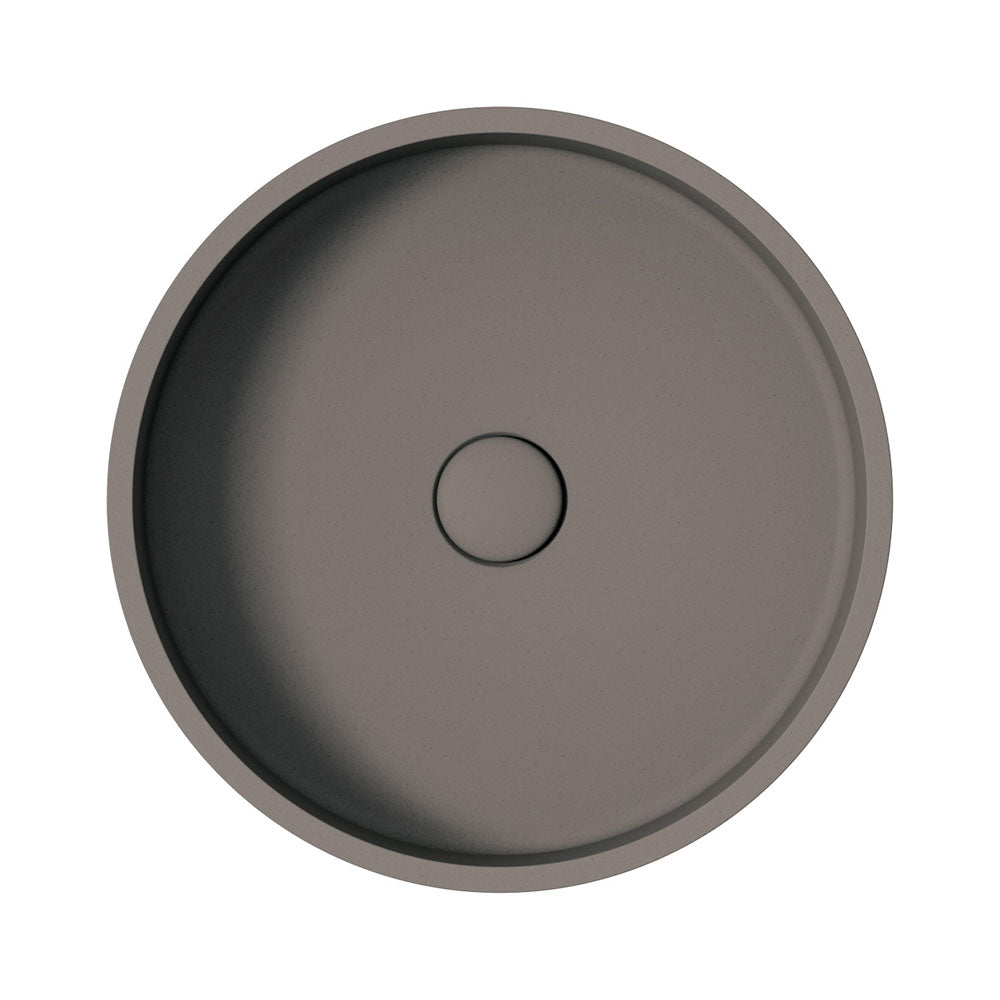 JADA Concrete Round Basin Above Counter 390x 120mm