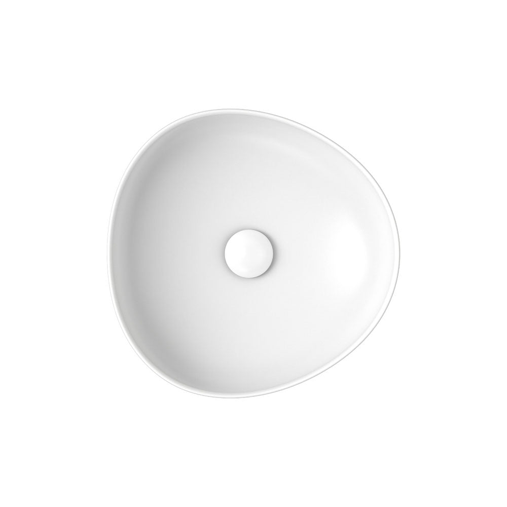 PEBBLE Small Slim Edge Basin 400mm Above Counter