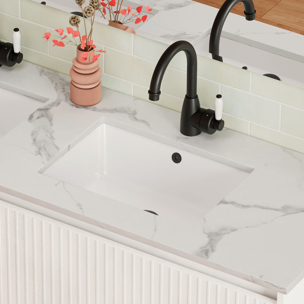 KOKO Undermount Basin with Overflow 465x350x180mm
