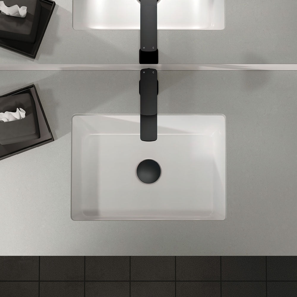 KOKO Undermount Basin with Overflow 465x350x180mm