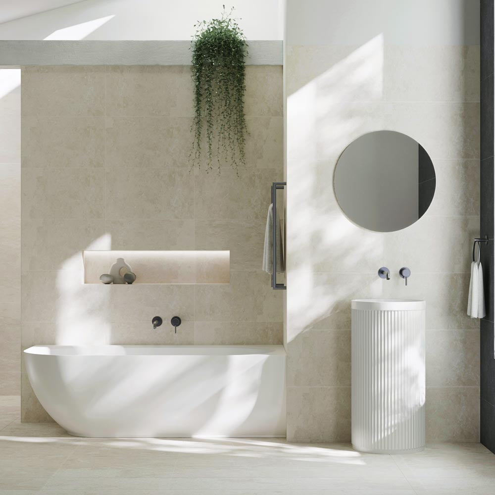 Matta Solid Surface Corner Bath
