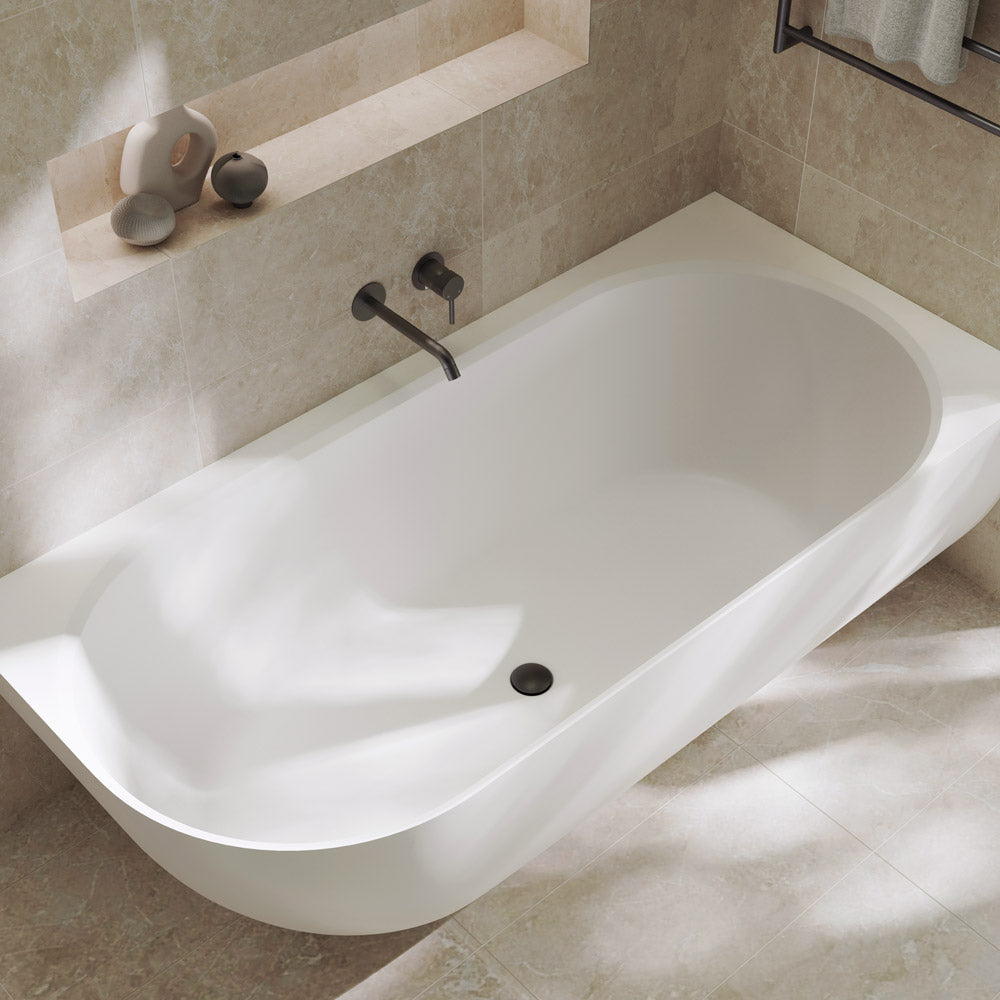 Matta Solid Surface Corner Bath