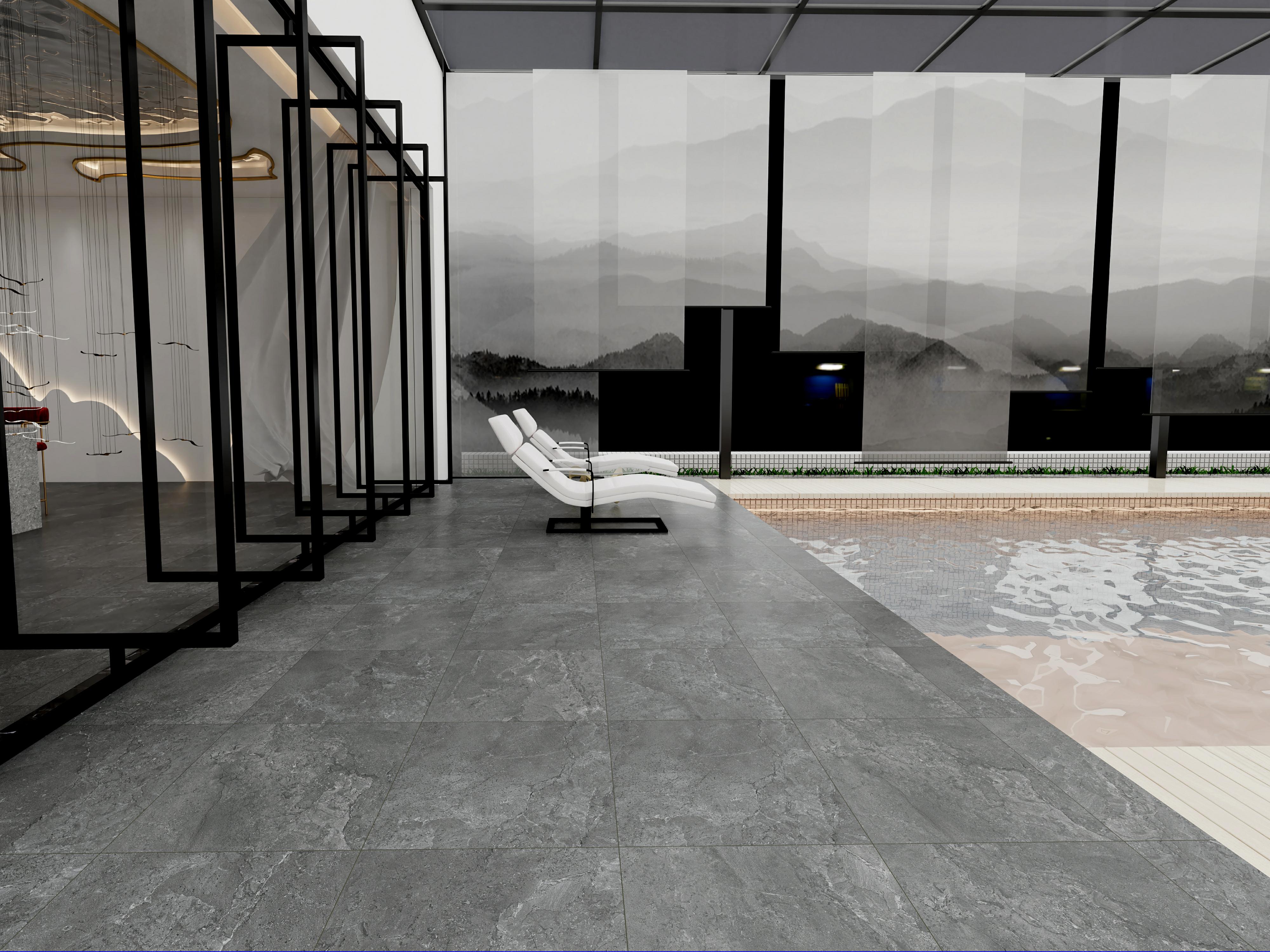 Time Stone Charcoal Premium Range Tile