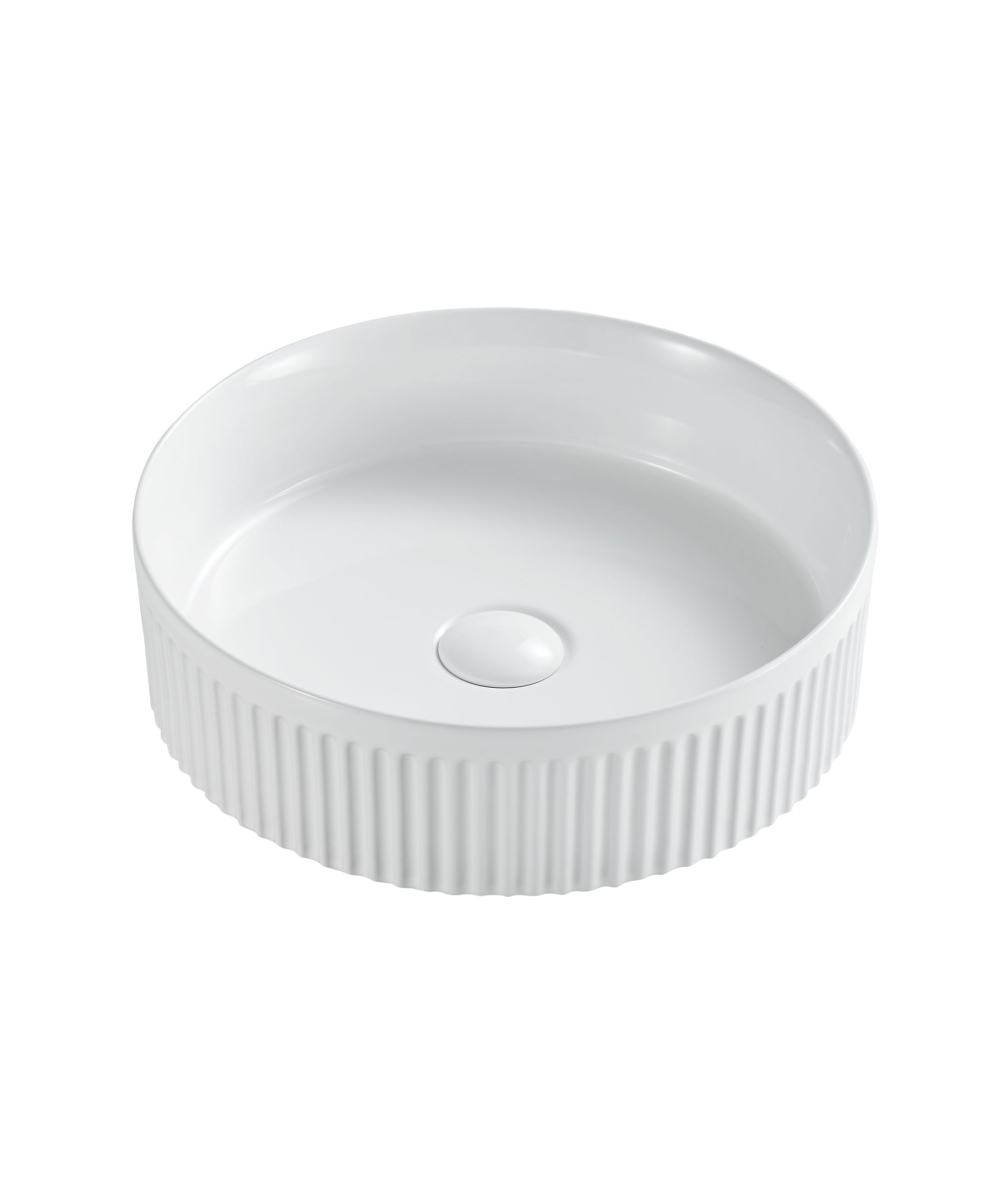 Cleo 400 Fluted Round Basin