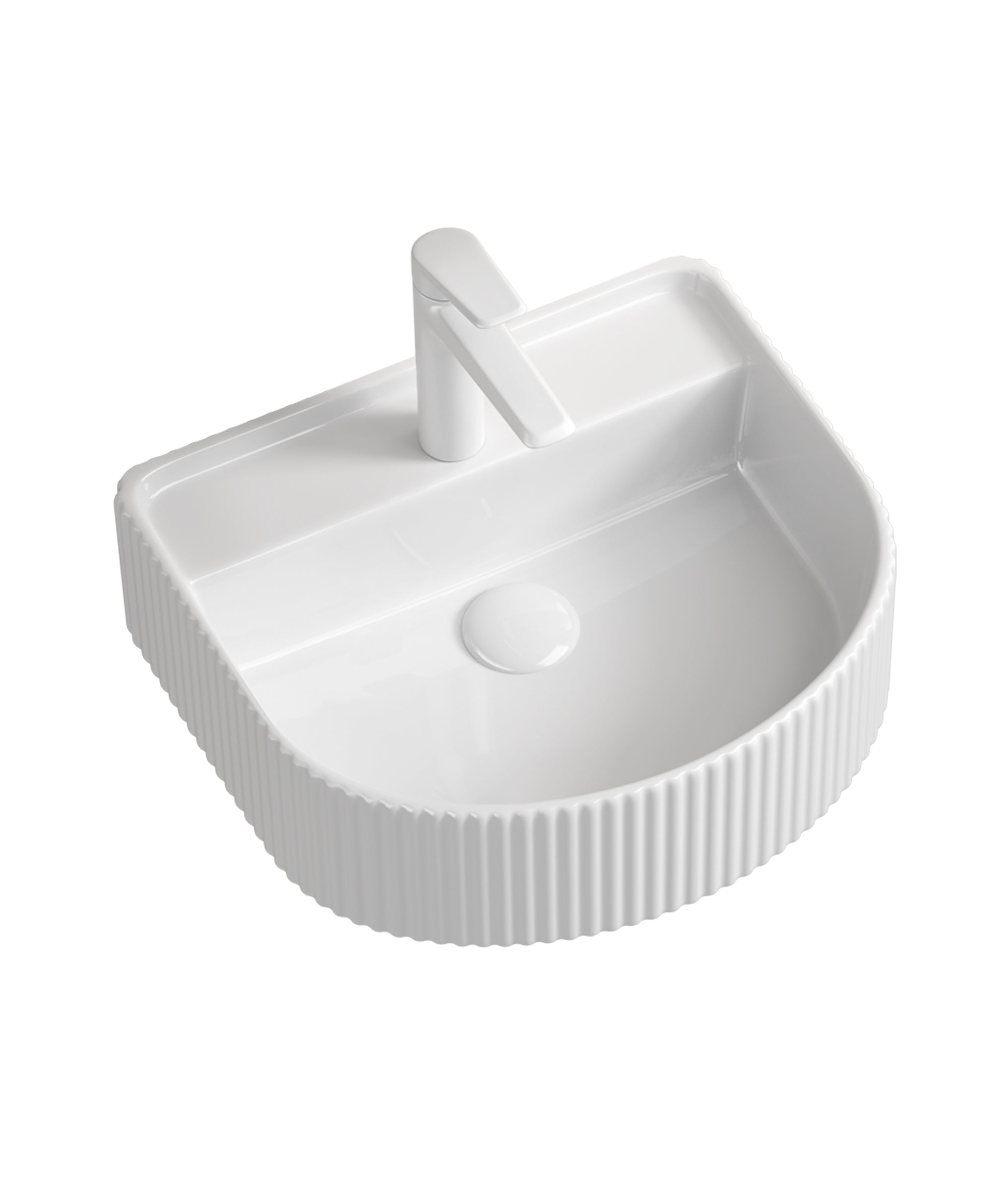 Cleo 404 Basin Wall Fluted