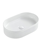 Cleo 500 Fluted Oval Basin