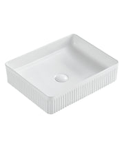 Cleo 501 Fluted Rectangle Basin