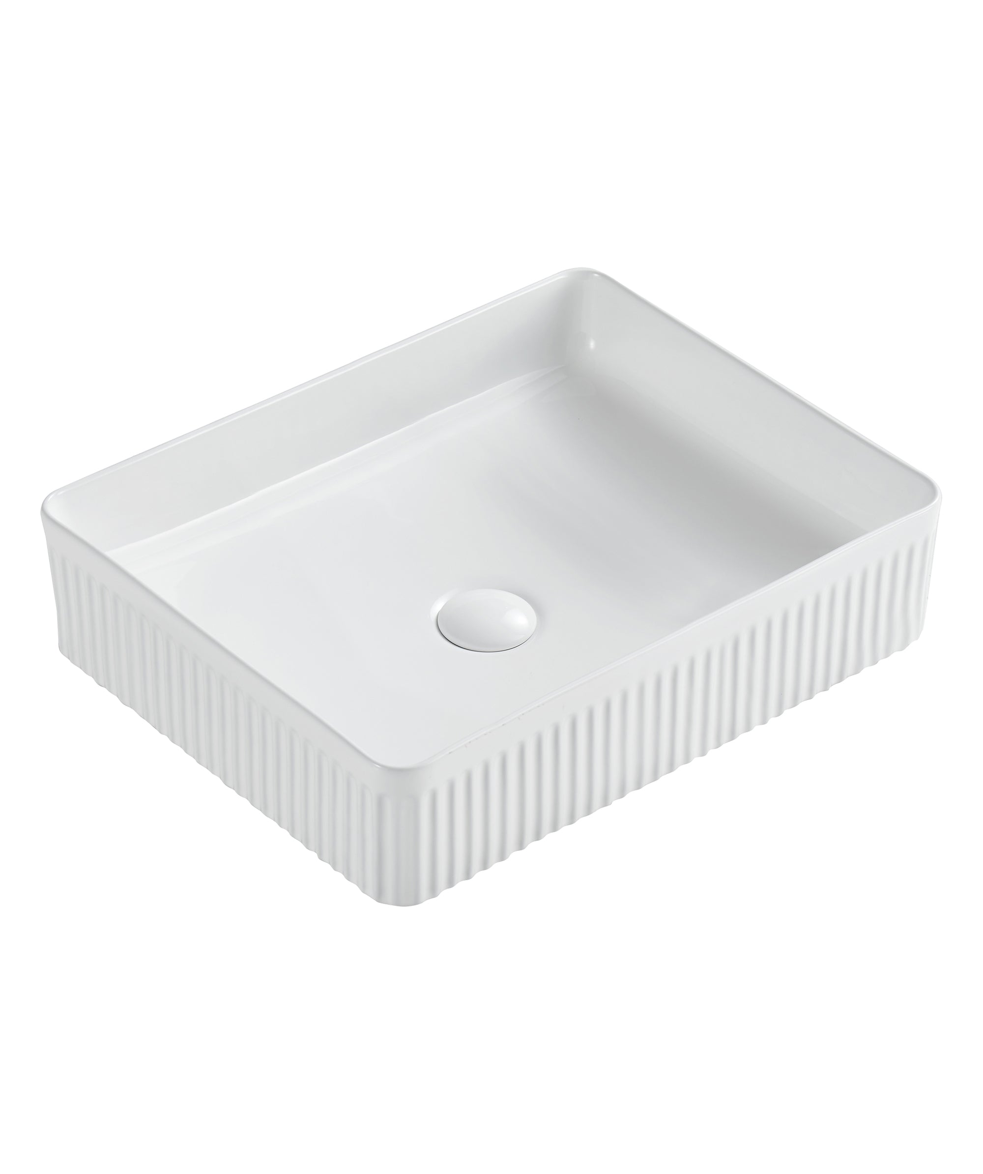 Cleo 501 Fluted Rectangle Basin